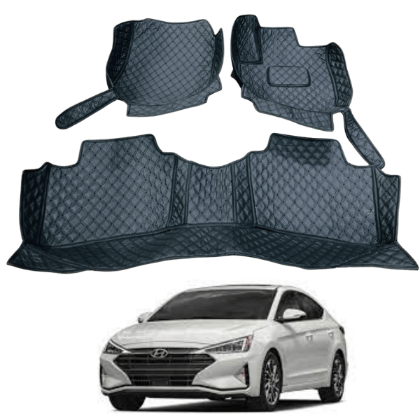 Hyundai Elantra 7D Floor Mats| 3 Pcs | Elantra Best Floor Mats