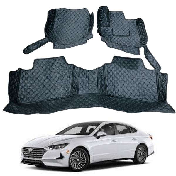 Hyundai Sonata 7D Floor Mats | 3 Pcs | Sonata Best Floor Mats