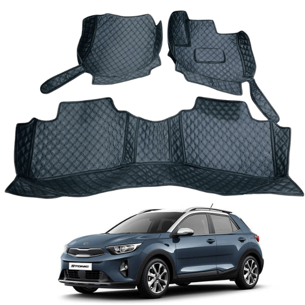 KIA Stonic 7D Floor Mats | 3 Pcs | Stonic Best Floor Mats