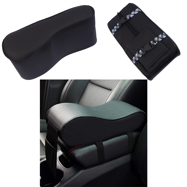 Universal Car Seat Armrest Cushion Black Color