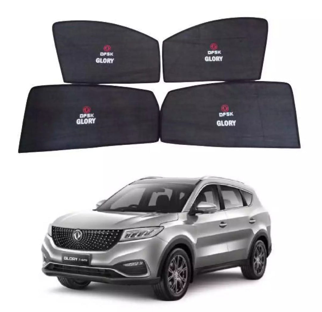 DFSK Glory 580 Pro Sun Shades With Logo - 4 Pcs - New Modern Autos