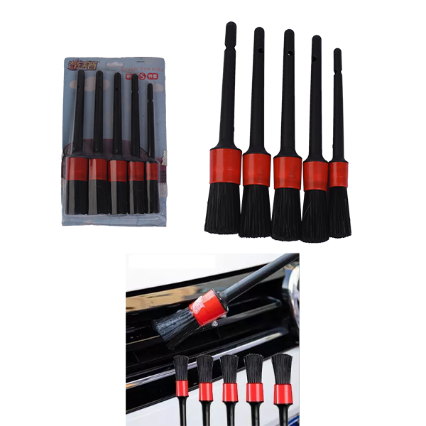 5Pcs Detailing Brush For Cars Cleaning