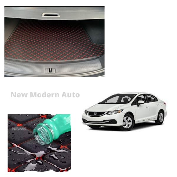 Honda Civic 7D Trunk Mat | Model 2013 - 2016 - New Modern Autos