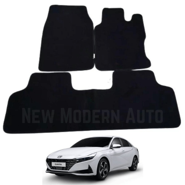 Hyundai Elantra Carpet Floor Mats | 3 Pcs | Elantra Floor Mats