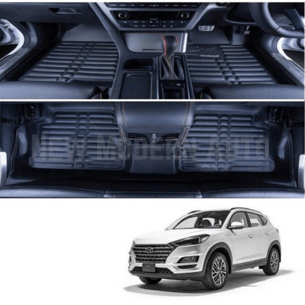 Hyundai Tucson 5D Floor Mats | 3 Pcs | Hyundai Best Floor Mats | Hyundai 5D Floor