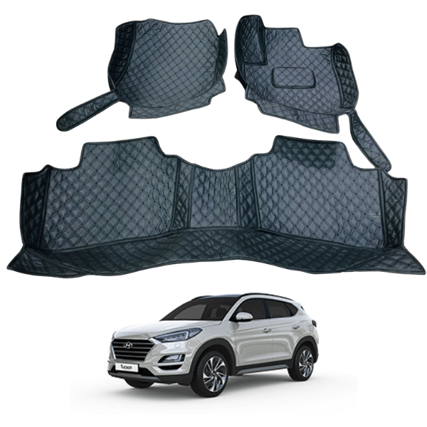 Hyundai Tucson 7D Floor Mats | 3 Pcs | Tucson Best Floor Mats | Tucson 7D Floor