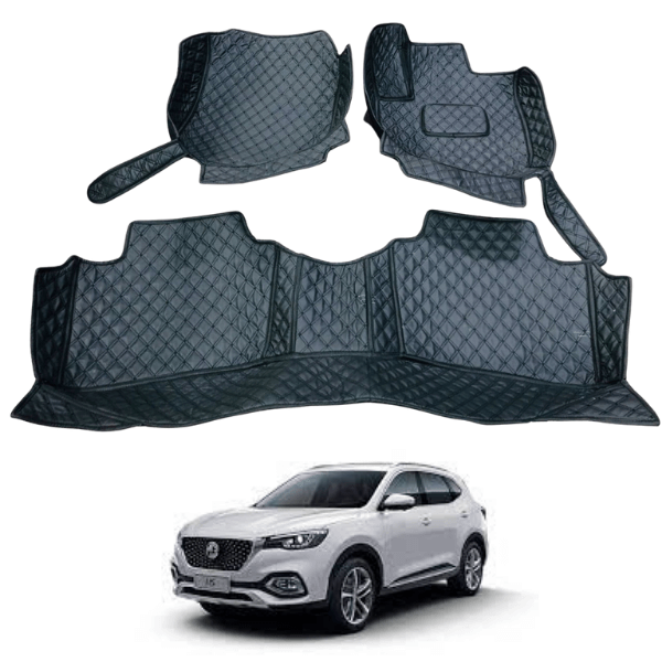 MG HS 7D Floor Mats | 3 Pcs | MG HS Best Floor Mats | MG HS 7D Floor