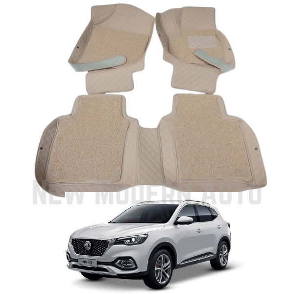 MG HS 9D Floor Mats | 3 Pcs | MG HS Best Floor Mats | MG HS 9D Floor