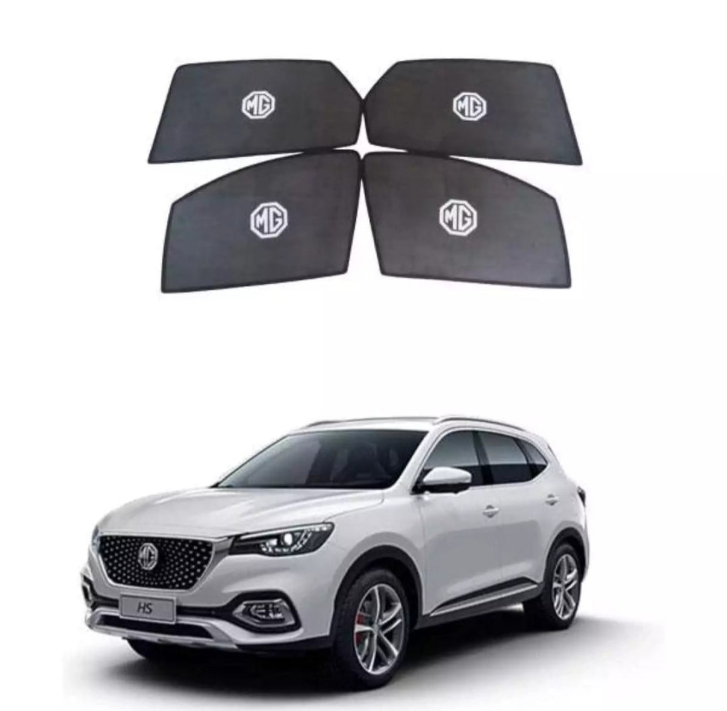 MG HS Sun Shades With Logo - 4 Pcs