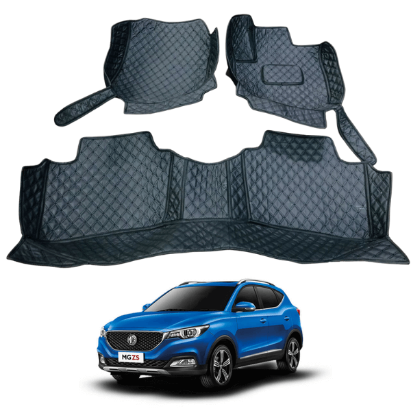 MG ZS 7D Floor Mats | 3 Pcs | MG ZS Best Floor Mats | MG ZS 7D Floor