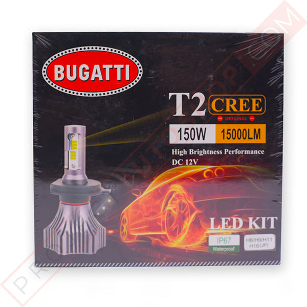 Bugatti Universal LED 150W Car Headlight H4