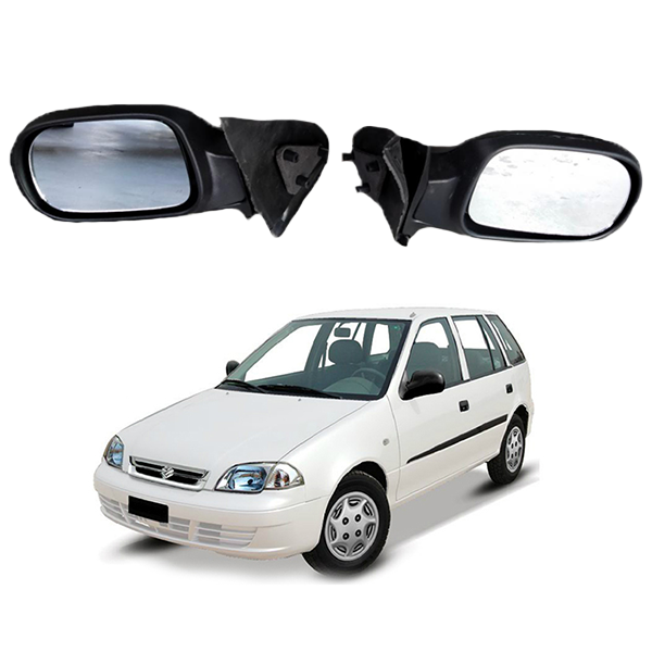 Suzuki Cultus 2Pcs Side Mirror Black 2000-2016