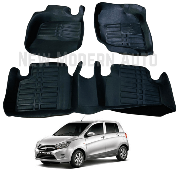 Suzuki Cultus 5D Floor Mats | 3 Pcs | Model 2017-2022 | Cultus Best Floor Mats | Cultus 5D Floor