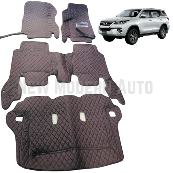 Toyota Fortuner 7D Floor Mats | 5 Pcs | Best Floor Mats