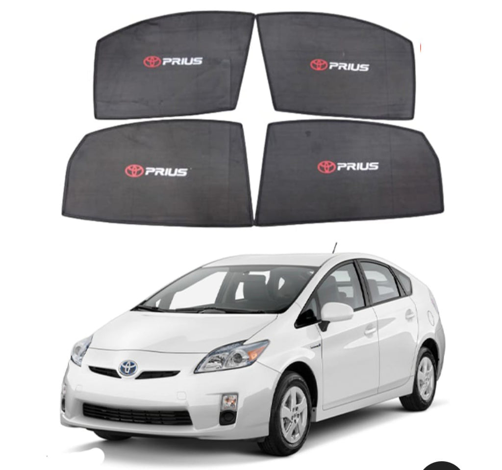 Toyota Prius Sun Shades With Logo - 4 Pcs - New Modern Autos