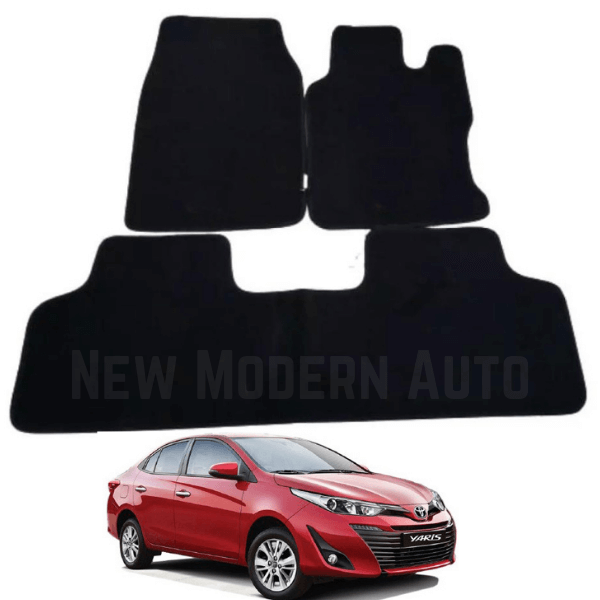 Toyota Yaris Carpet Floor Mats | 3 Pcs | Yaris Floor Mats