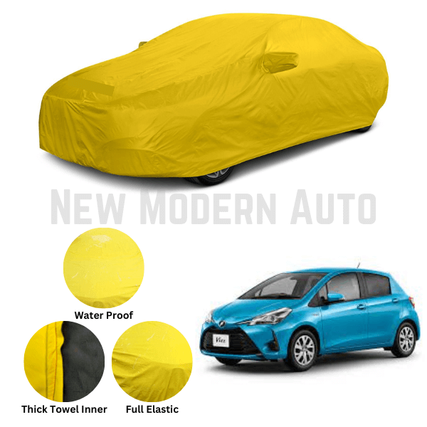 Toyota Vitz Microfiber Anti Scratch & Anti Swirls Water Resistant Top Cover | Model 2017 - 2022