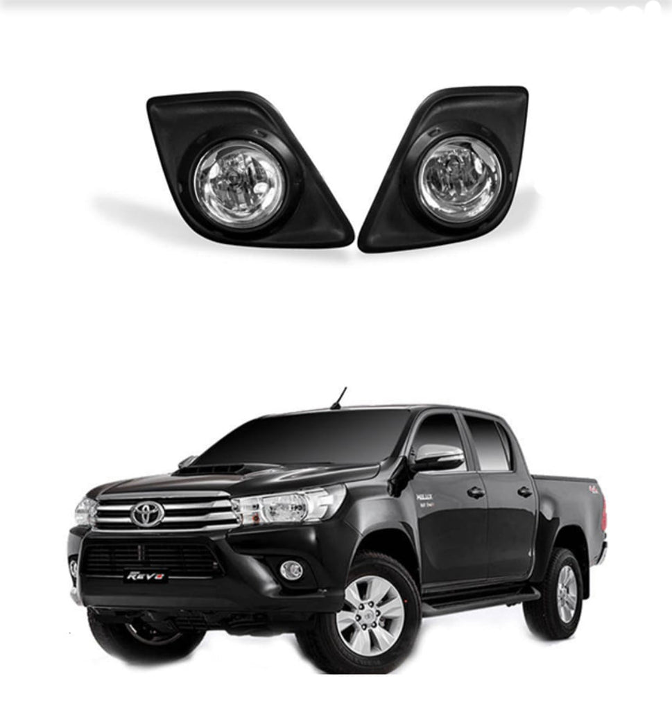 Toyota Vigo Revo DLAA Fog Lamps Bumper Lights with Trim Cover | Vigo Revo Fog Lights - New Modern Autos