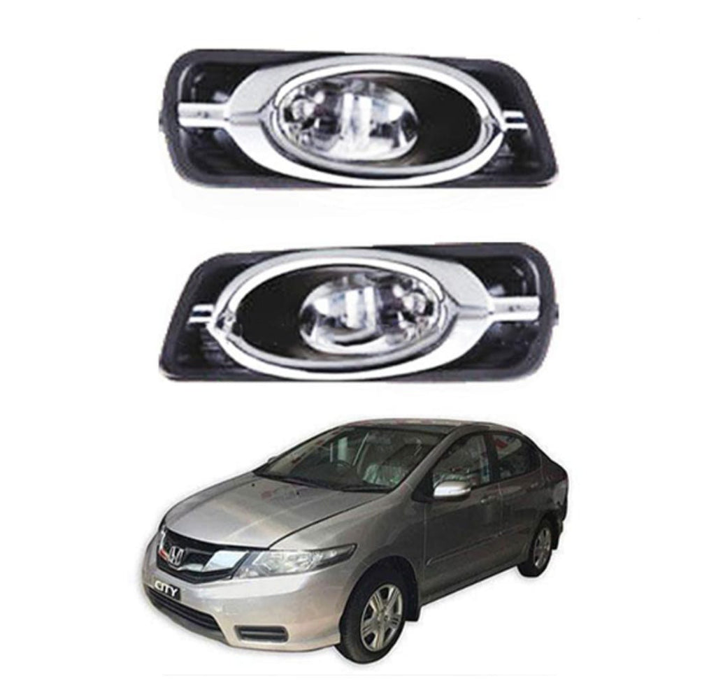 Honda City DLAA Fog Lamps Bumper Lights with Trim Cover | Model 2009 - 2020 | City Fog Lights