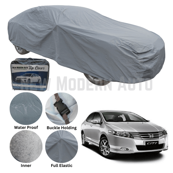 Honda City Anti Scratch Water Resistant PVC Cotton Top Cover | Model 2009 - 2020