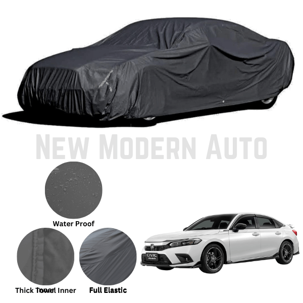 Honda Civic Microfiber Anti Scratch & Anti Swirls Water Resistant Top Cover | Model 2022