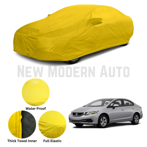 Honda Civic Microfiber Anti Scratch & Anti Swirls Water Resistant Top Cover | Model 2013 - 2016