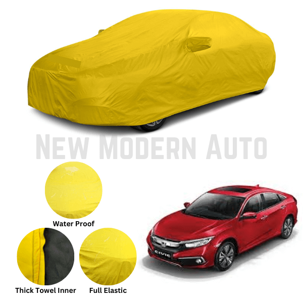 Honda Civic Microfiber Anti Scratch & Anti Swirls Water Resistant Top Cover | Model 2017 - 2021