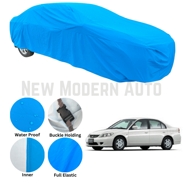 Honda Civic Anti Scratch Water Resistant Neoprene Top Cover | Model 2001 - 2006 - New Modern Autos