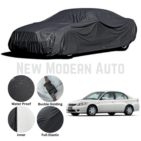 Honda Civic Anti Scratch Water Resistant Neoprene Top Cover | Model 2001 - 2006 - New Modern Autos