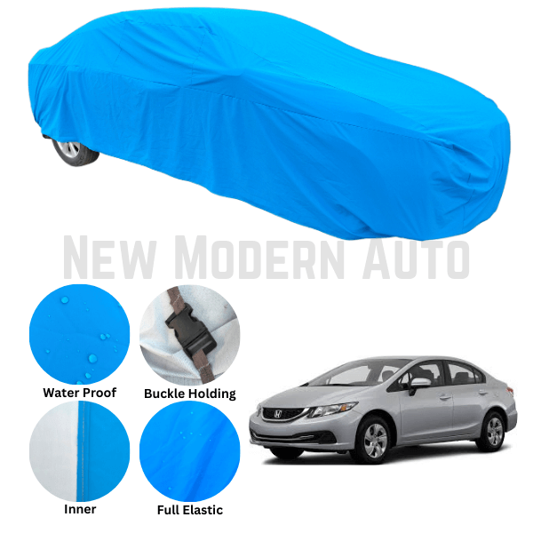 Honda Civic Anti Scratch Water Resistant Neoprene Top Cover | Model 2013 - 2016 - New Modern Autos