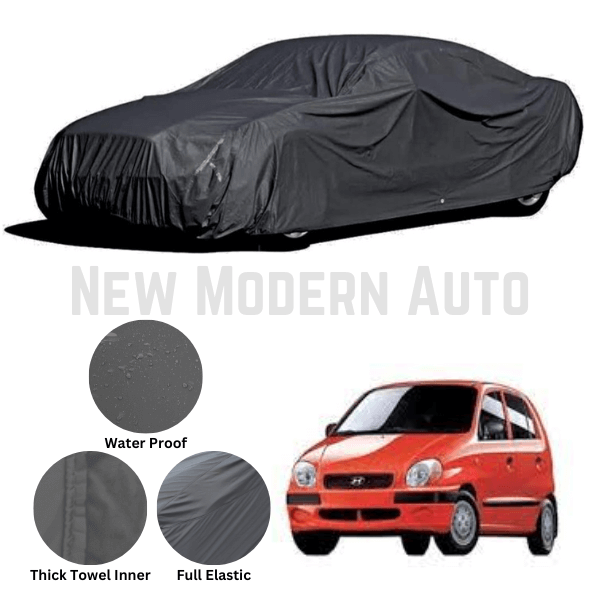 Hyundai Santro Microfiber Anti Scratch & Anti Swirls Water Resistant Top Cover