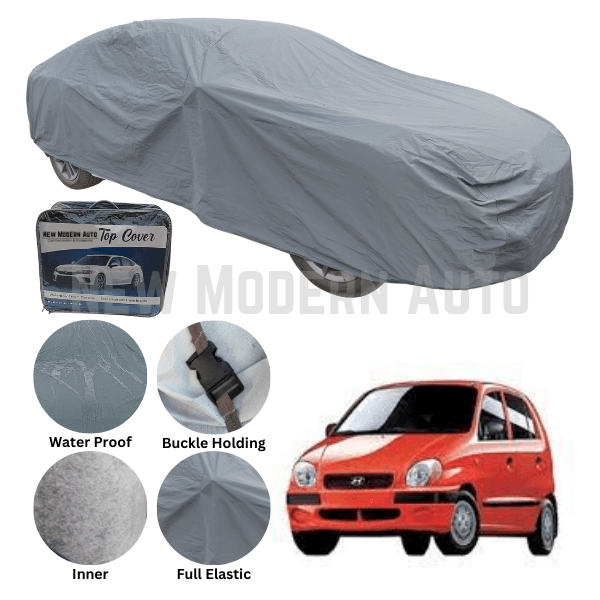 Hyundai Santro Anti Scratch Water Resistant PVC Cotton Top Cover