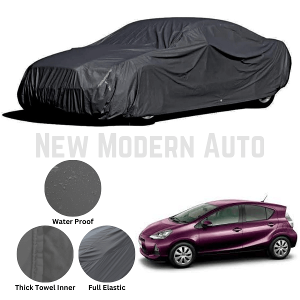 Toyota Aqua Microfiber Anti Scratch & Anti Swirls Water Resistant Top Cover