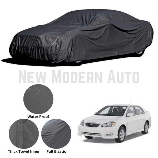 Toyota Corolla Microfiber Anti Scratch & Anti Swirls Water Resistant Top Cover | Model 2003 - 2008