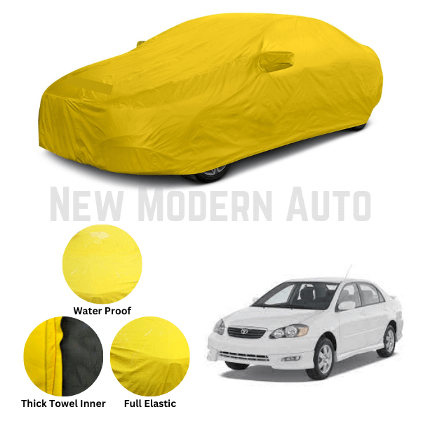 Toyota Corolla Microfiber Anti Scratch & Anti Swirls Water Resistant Top Cover | Model 2002 - 2008