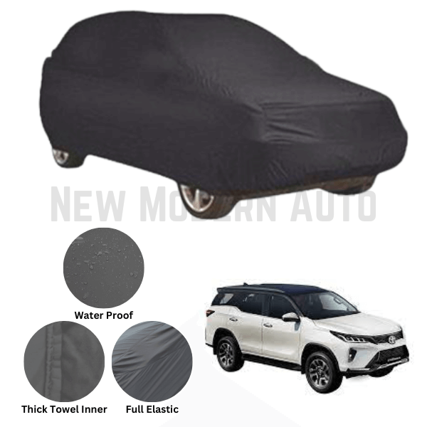 Toyota Fortuner Microfiber Anti Scratch & Anti Swirls Water Resistant Top Cover