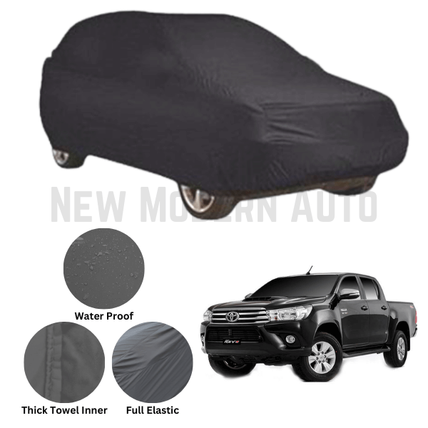 Toyota Vigo Revo Microfiber Anti Scratch & Anti Swirls Water Resistant Top Cover - New Modern Autos