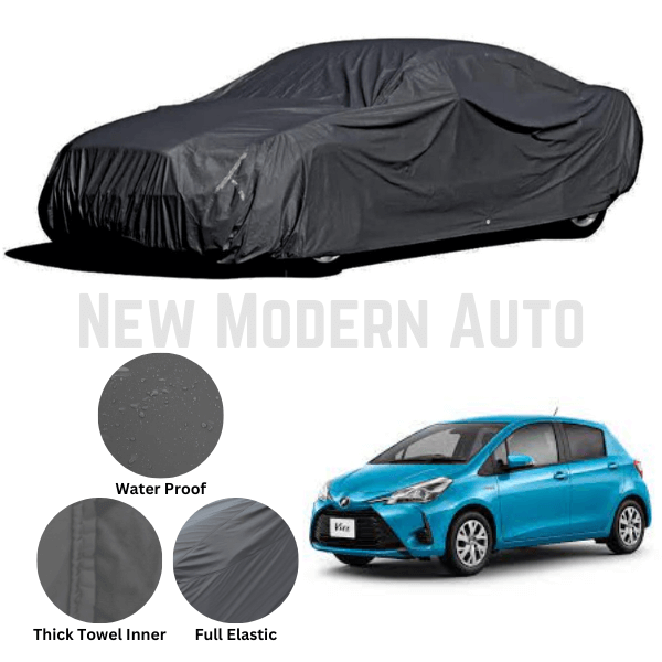 Toyota Vitz Microfiber Anti Scratch & Anti Swirls Water Resistant Top Cover | Model 2017 - 2022